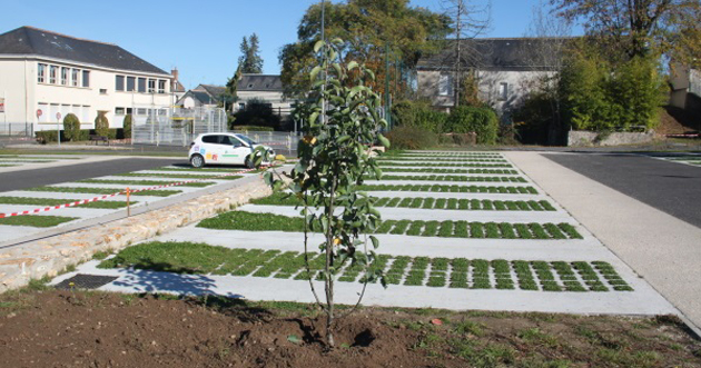 Aménagement paysager du Parking du Poitou